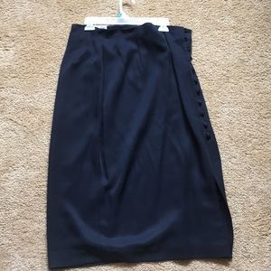 Black skirt with buttons down side